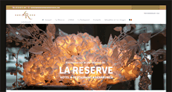 Desktop Screenshot of hotelrestaurantlareserve.com